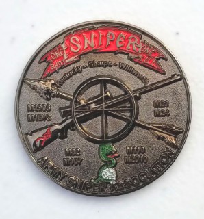 Army Sniper Challenge Coin