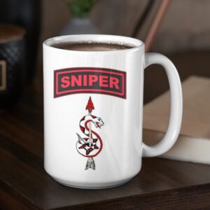 Army Sniper Tab Mug with Sniper School Logo