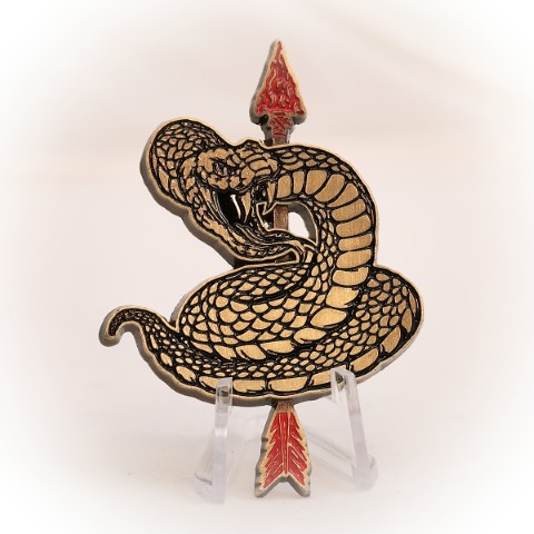 Army Sniper Association Snake Challenge Coin