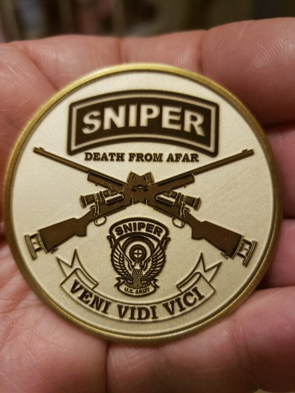 sniper challenge coin