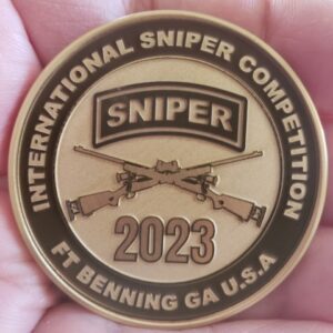 2023 International Sniper Competition Challenge Coin