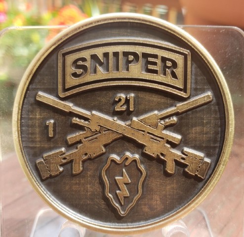 Custom Sniper Challenge Coin