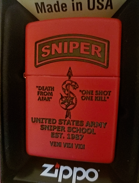 ASA Sniper School Logo Lighter