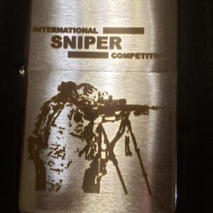 International Sniper Competition Commemorative Engraved Lighter
