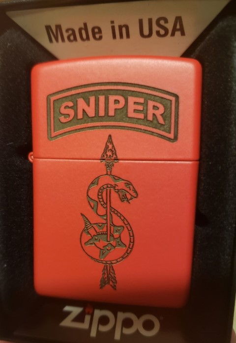 Army Sniper Zippo Lighter