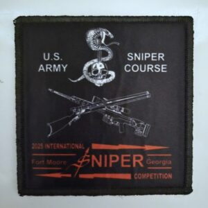 Army Sniper Course ISC 2025 morale patch. 3x3"