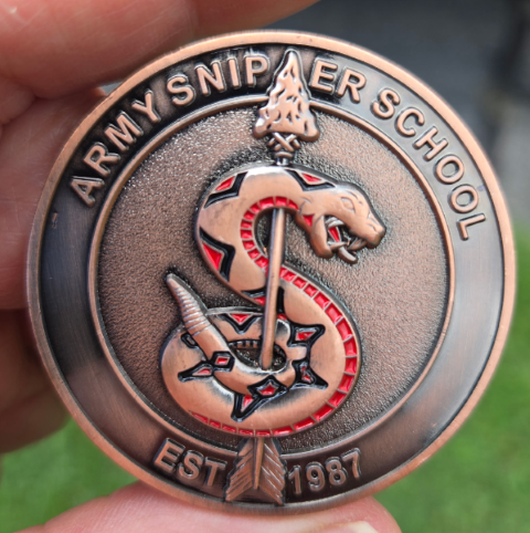 ASA/Sniper School Sniper Challenge Coin